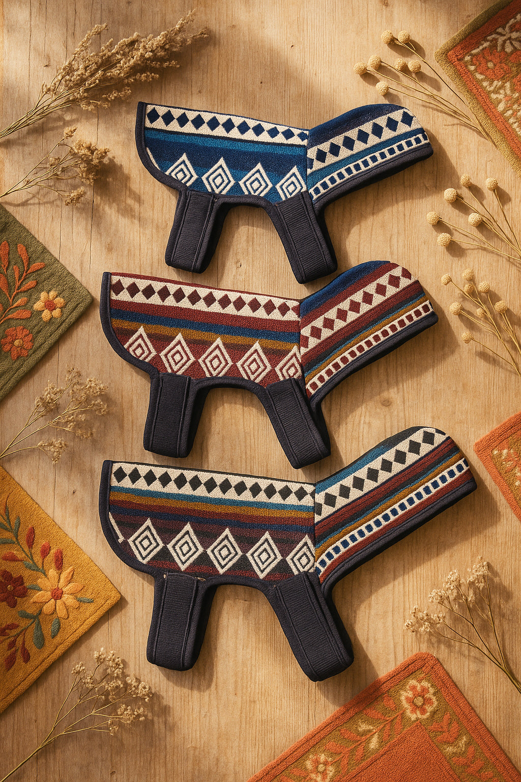 Dog Vests - Style Meets Snuggle—Ecuadorian Dog Vests with a Pop of Color!