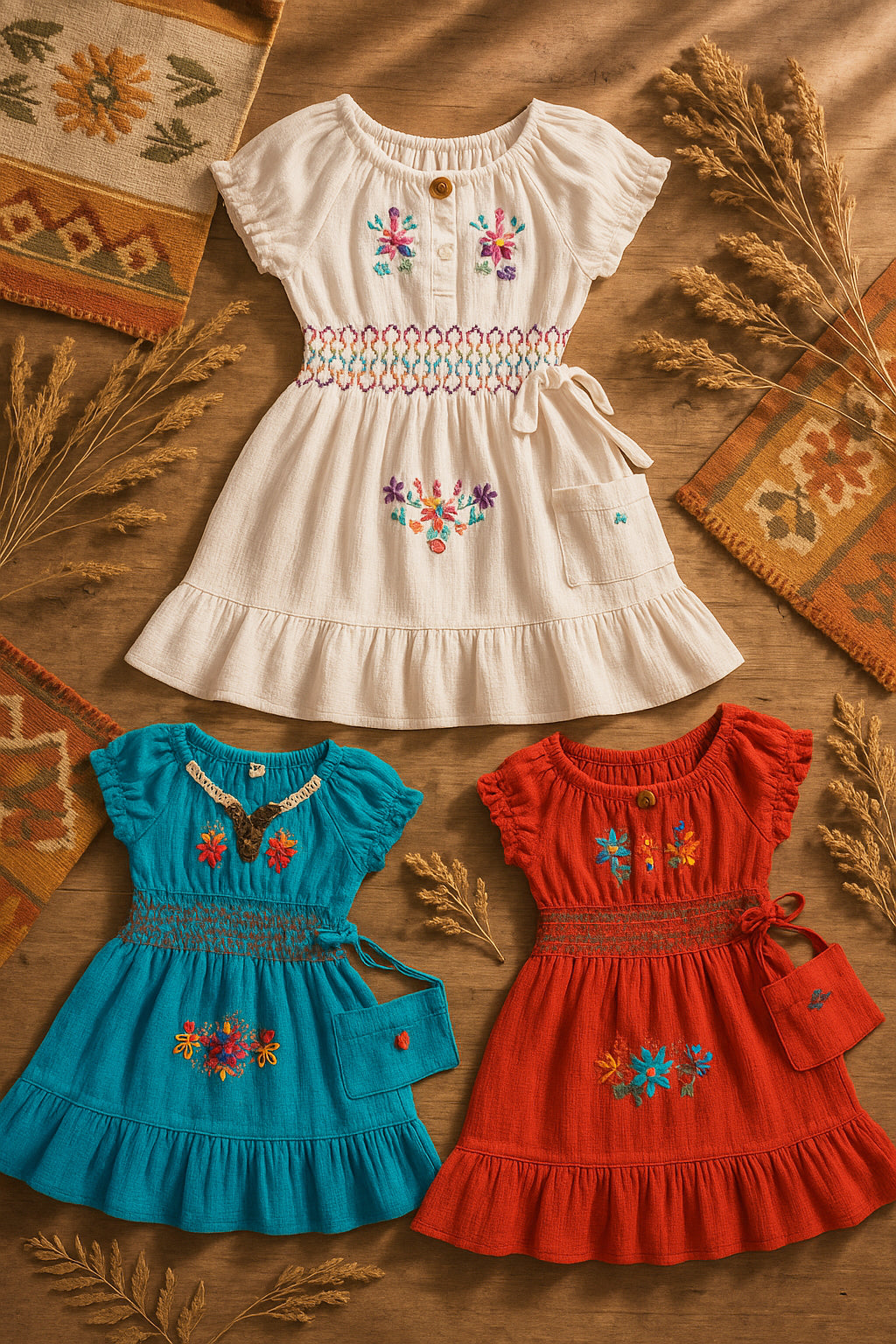 Dresses Child - Whimsy Woven with Tradition